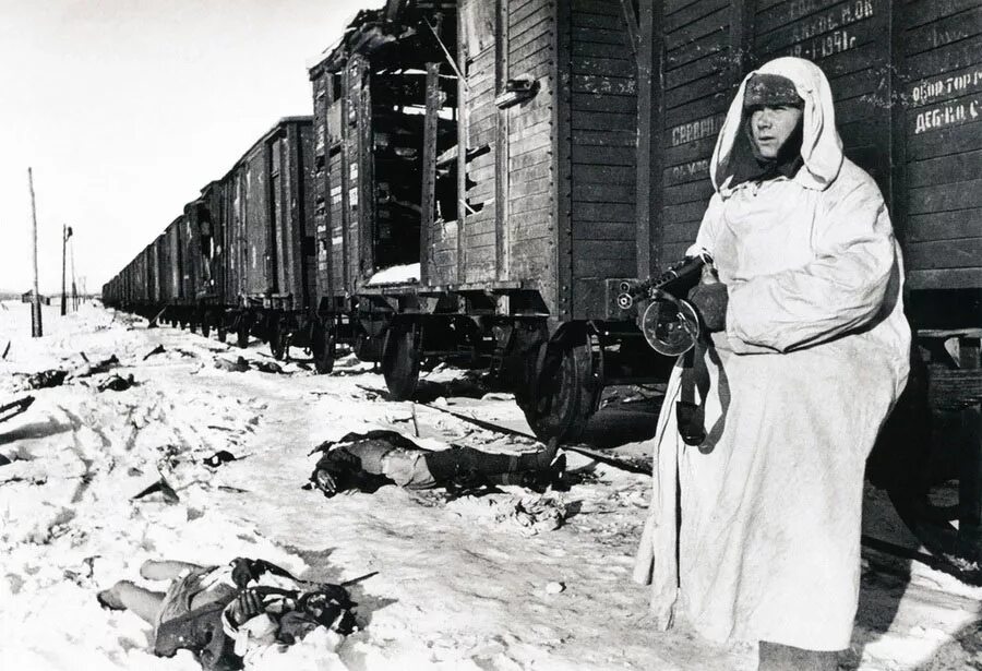 Уникальные кадры времён Великой Отечественной войны