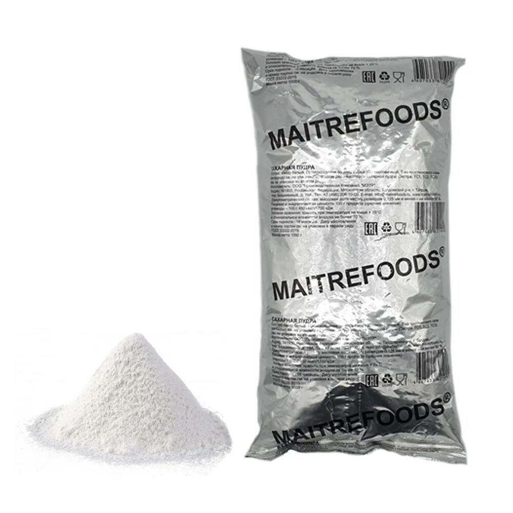 Сахарные добавки. Сахарная пудра maitrefoods 1 кг. Сахарная пудра распак, 1 кг. Пудра сахарная 1 кг,maitrefoods,Россия. Крахмал кукурузный 1кг maitrefoods.