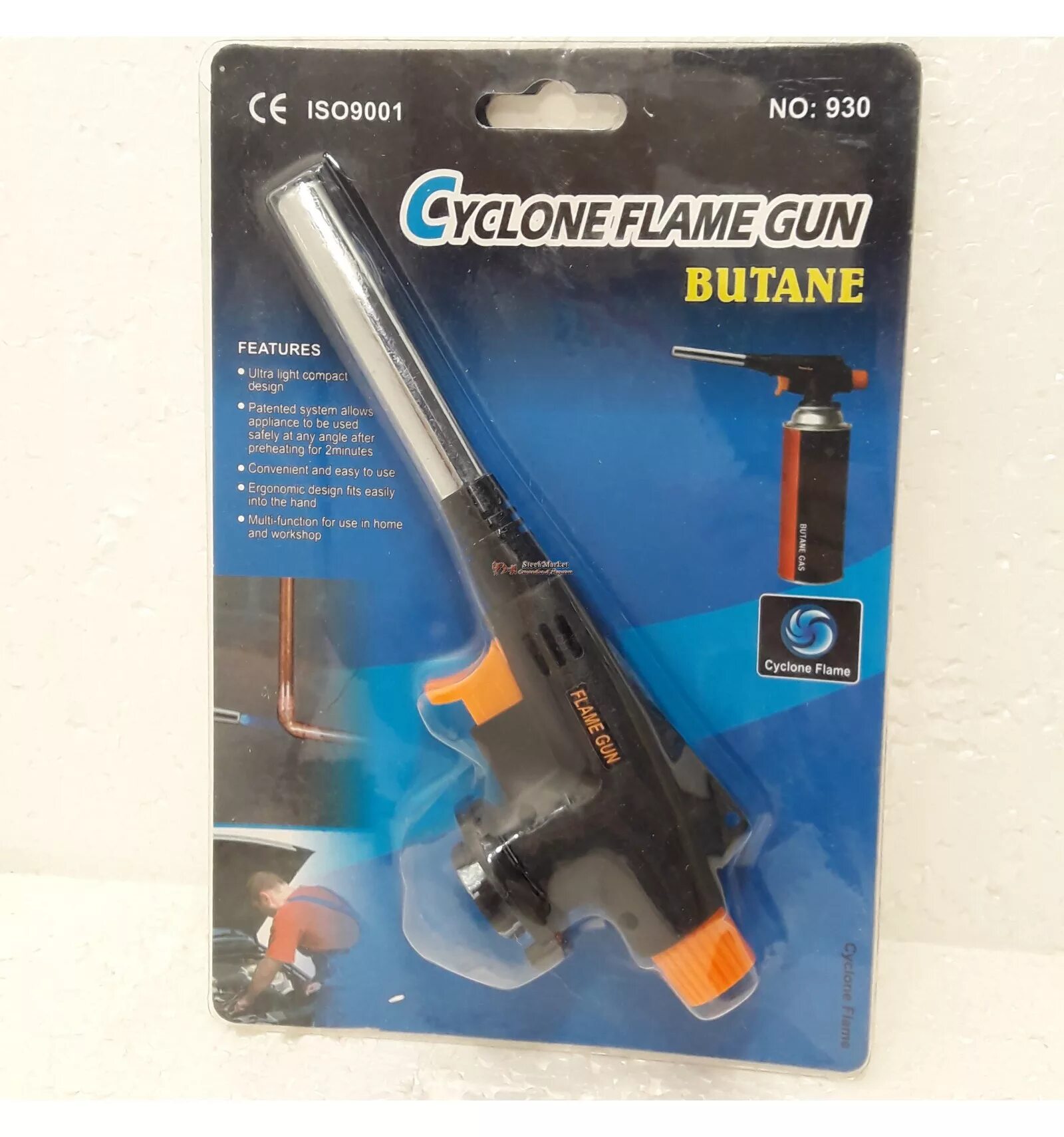 Горелка газовая "Flame Gun" 930 с пъезоподжигом. Горелка Cyclone Flame Gun. Горелка газовая для баллона, с пьезоэлементом. Cyclone Flame Gun. 930.. Газовая горелка Flame Gun BS-271.