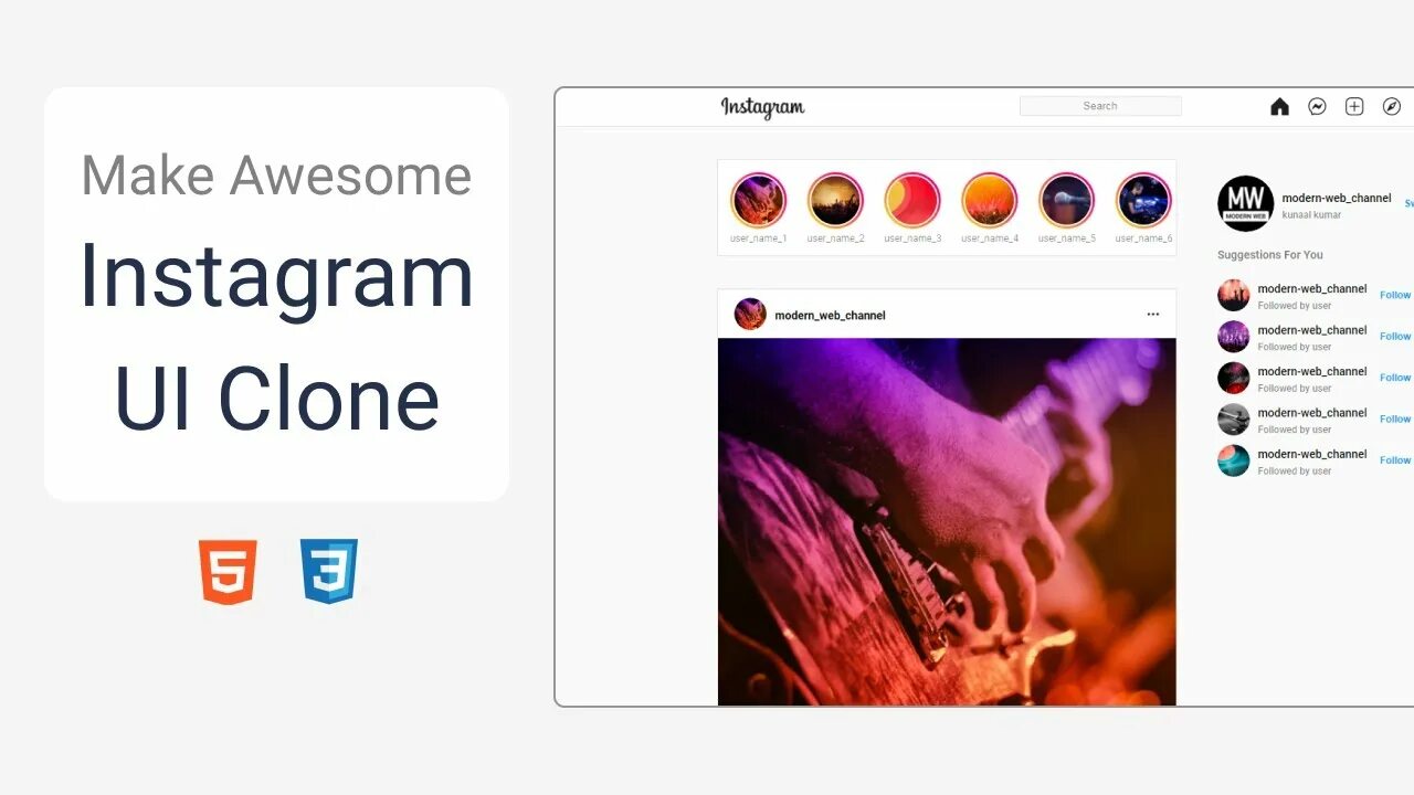 Clone ui. Instagram clone. instagram clone web. инстаграмные клоны. клон приложений.