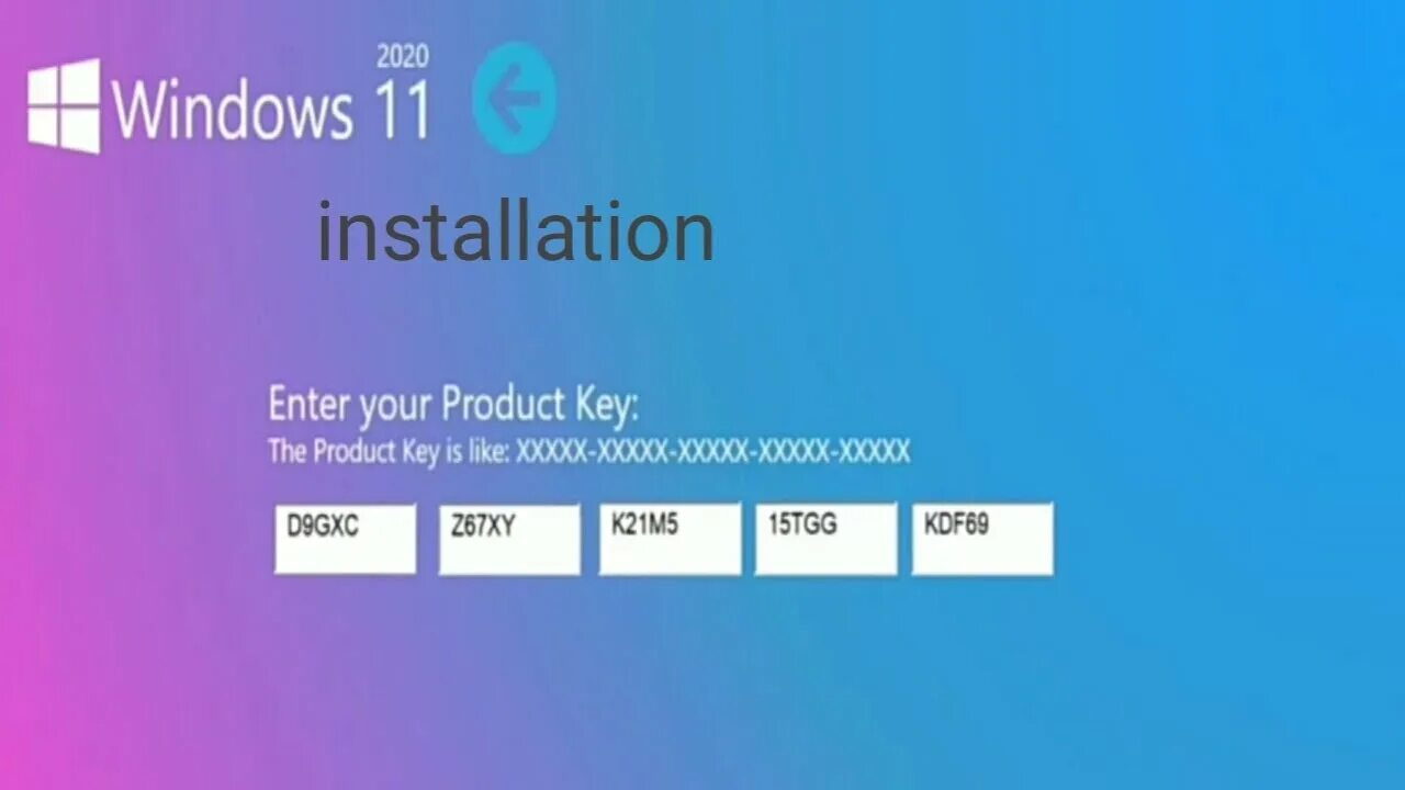 Активация windows 11 домашняя