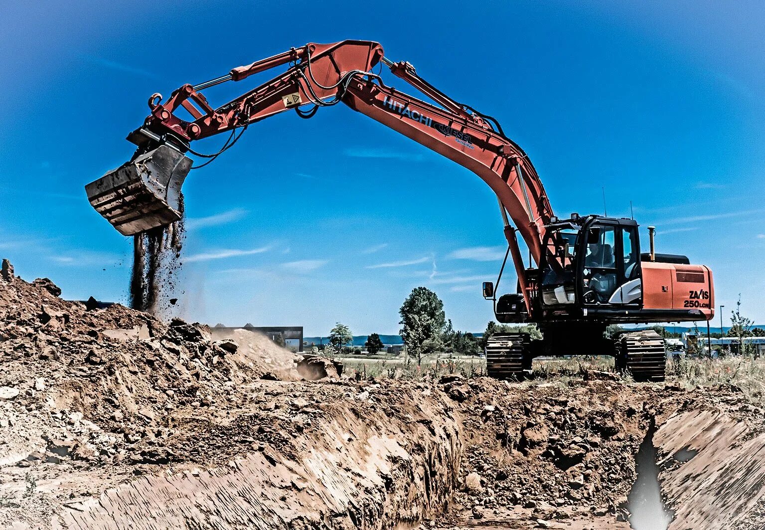 Экскаватор Баггер. Экскаватор Германия. Excavator work. Excavation works.