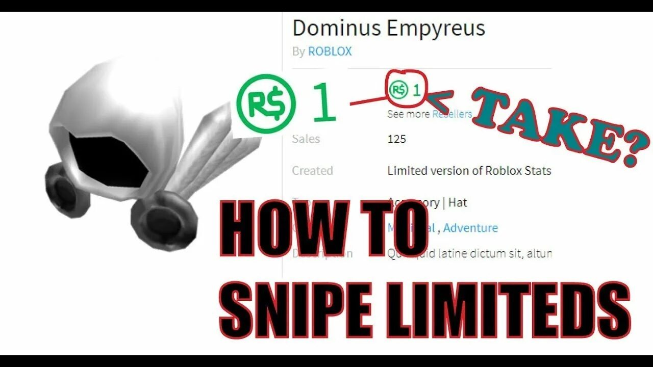 Роблокс limited. Dominus Empyreus РОБЛОКС. Лимитед РОБЛОКС. Roblox Limited Sniper bot.