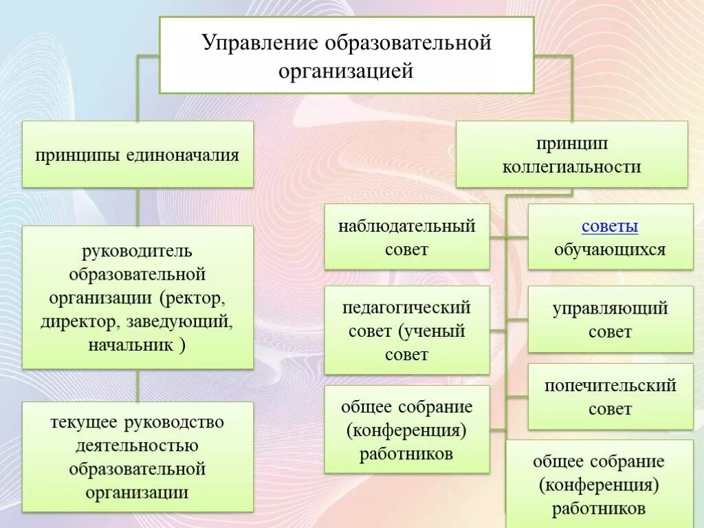 Основной принцип деятельности школы. Принципы внутреннего управления образовательной организацией. Принципы управления общеобразовательной организацией. Организационный принцип управления в образовании. Принципы управления организацией.