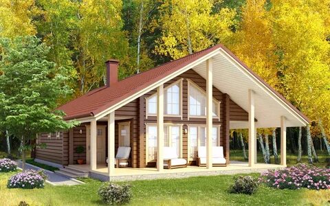 Проект домика из бруса