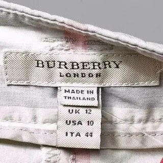 Burberry бирки