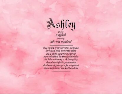 Meaning of the name Ashley - Name Meanings Online : The Meaning and Origin ...