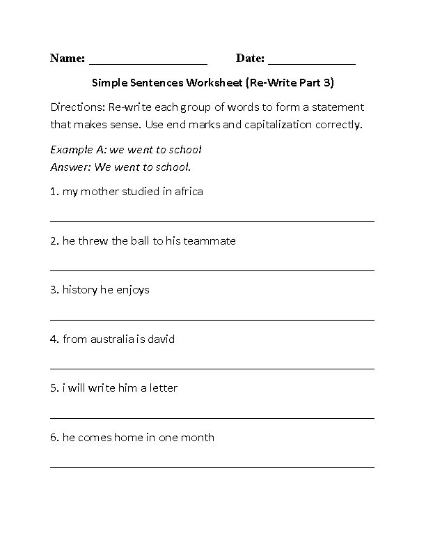 Simple sentence exercises. Worksheets simple sentences. write sentences worksheet. worksheets with simple sentences. rewriting sentences worksheets.