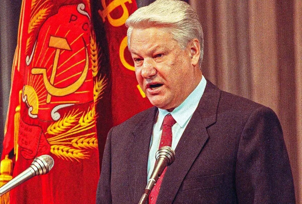 Советский терпеть. Ельцин 1991.