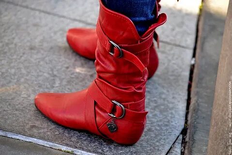 Red boots