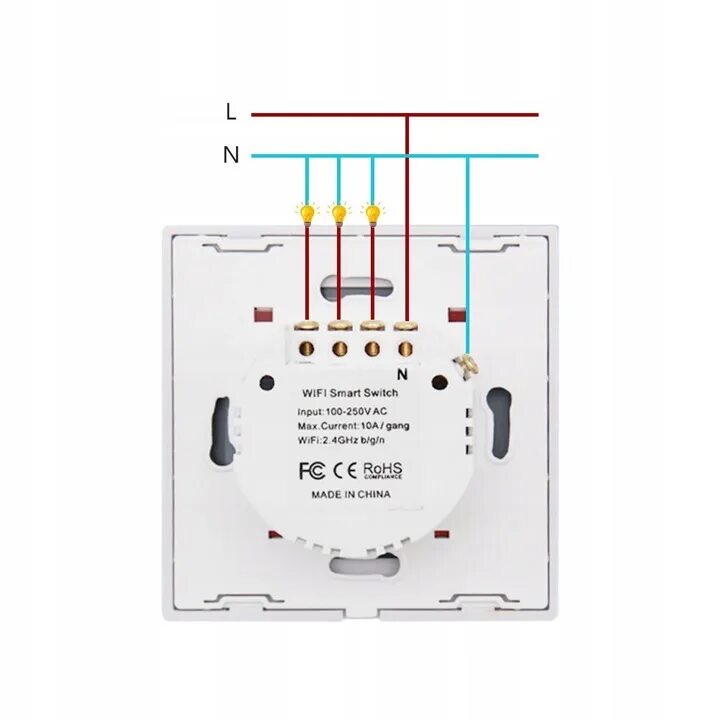 Беспроводной выключатель схема подключения. Выключатель tuya WIFI Switch. Схема подключения умного выключателя. Схема подключения сенсорного выключателя Switch. Выключатель без нуля купить