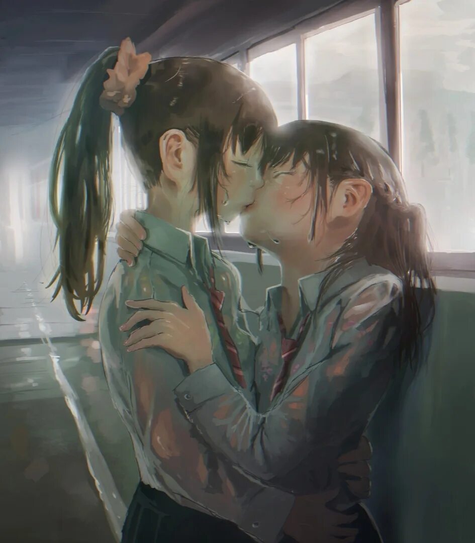 Lesbian boy. Юри томбои. Yuri Shoujo ai поцелуй. Юри Цунэмацу.