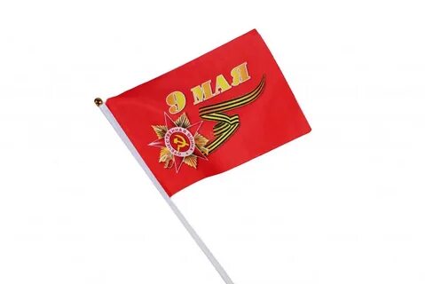 Красный флаг на день победы