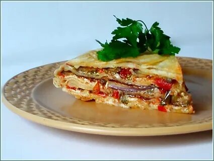 Пирог с баклажанами