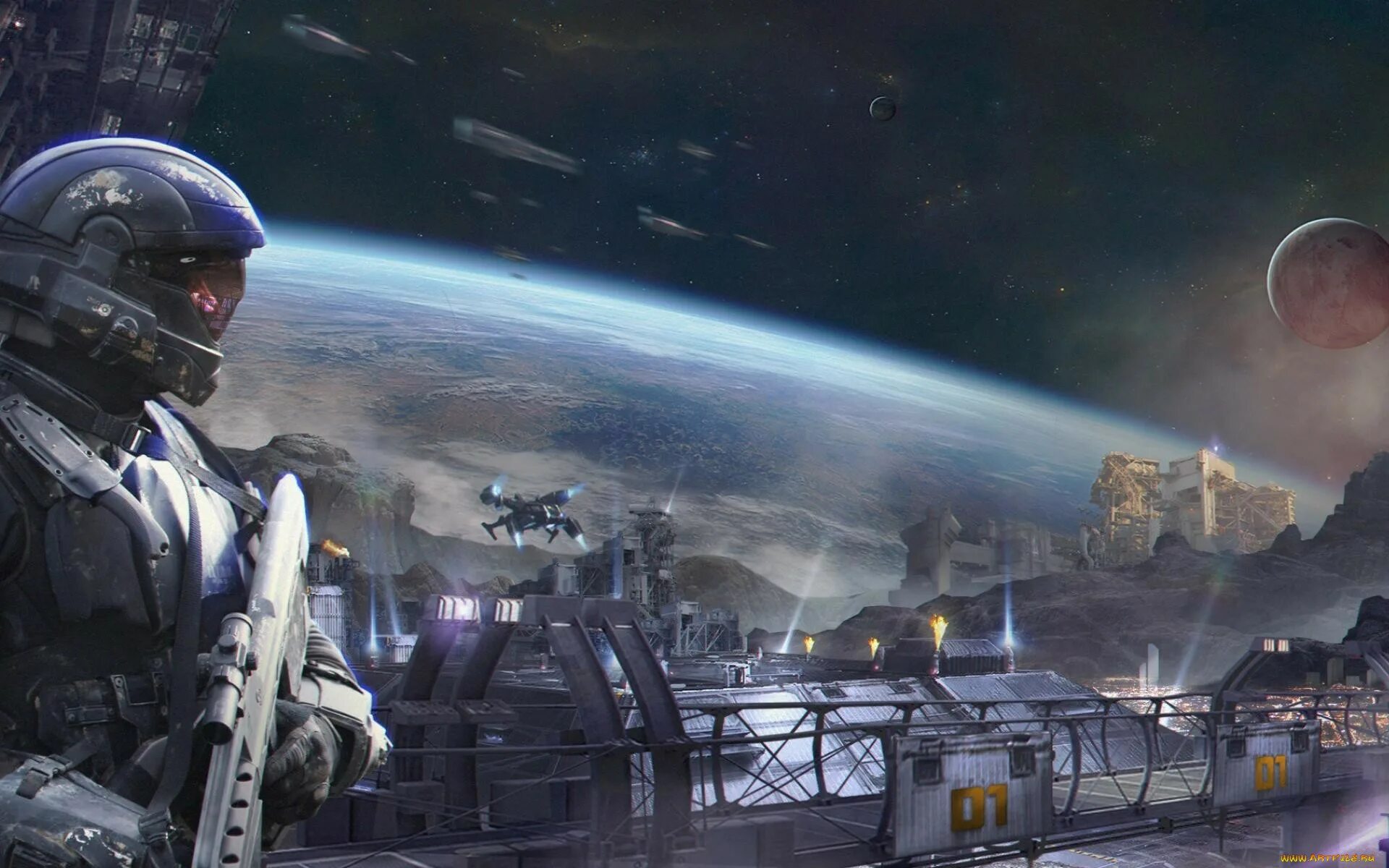 Игра по станциям космос. Космический корабль Хало 4. Хало игра. Halo 5 Guardians космический корабль. Планета Хало.