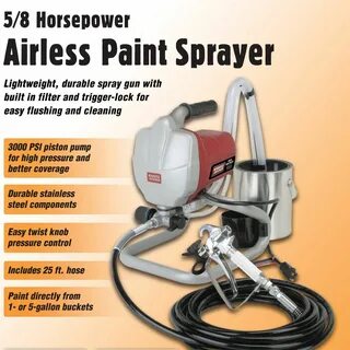 Airless paint sprayer