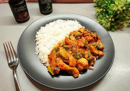 Рис с кисло сладким соусом и овощами