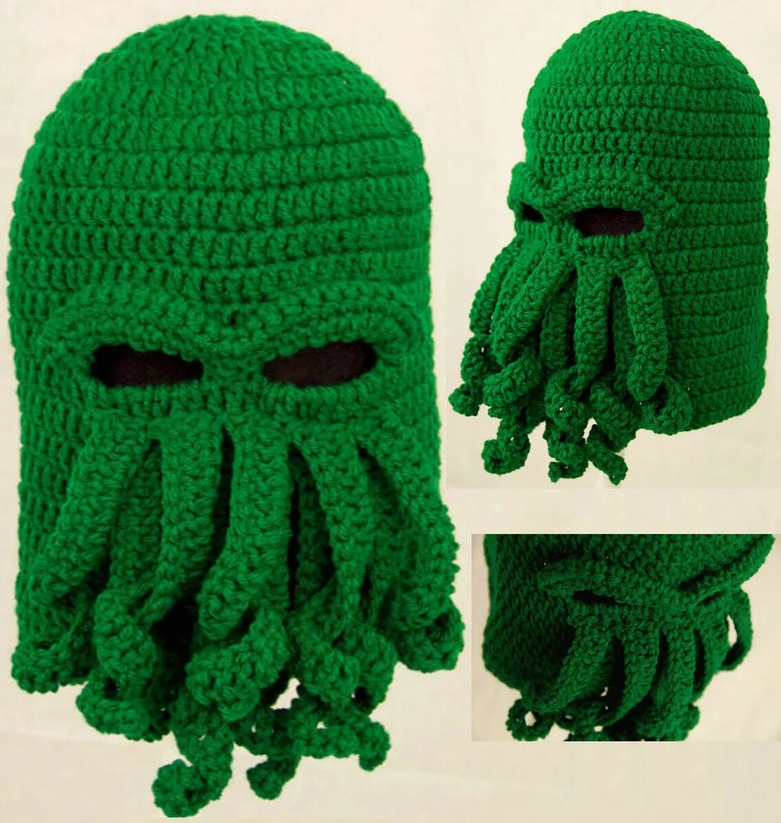 Шапка ктулху. Шапка ктулху спицами. Ктулху из бисера. Вязаная шапка маска. Вязаные балаклавы с ктулху.