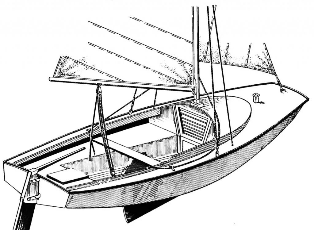 Яхта Каравелла. Швертбот Каравелла (Caravelle. Мини яхта Каравелла. Чертежи мини яхты Каравелла. Легкие 1 лодки