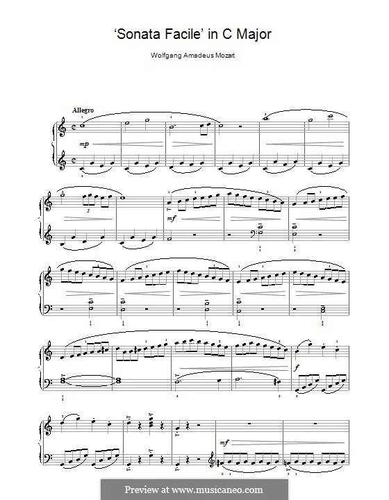 Allegro in c major. Allegro in c major