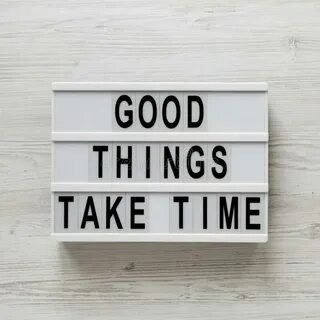 Takes time but it is