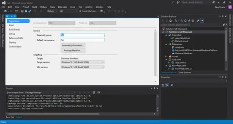 Переименовать проект в visual studio