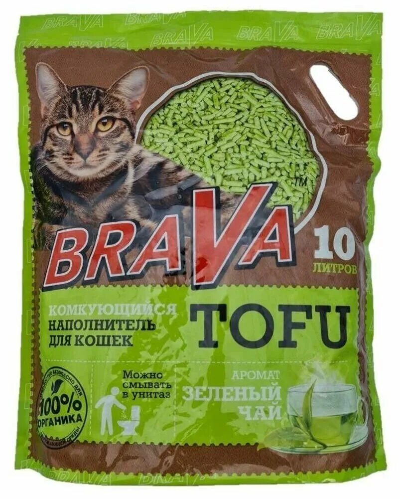 Кошачий наполнитель брава. Л тофа. Тофу наполнитель для кошачьего туалета. Л тофа. Наполнитель питомец растительный антизапах, 10кг для кошек.