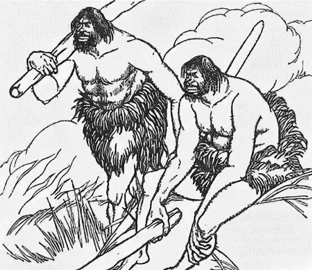 Древний человек. Раскраска древние люди. Рисунок на тему первобытные люди. Занятия первобытных людей легко. Древний человек.