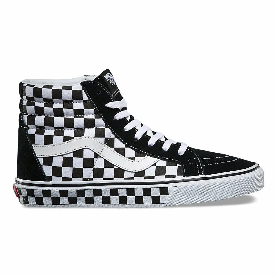 Кроссовки ванс дутыши. Vans sk8 Hi белые. Vans sk8-Hi Black White Checkerboard. Vans sk8 в клетку. Vans sk8 Hi Checkerboard Grey.