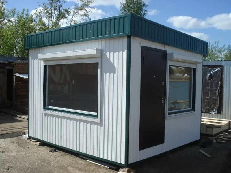 модульный павильон. уличный открытый металлический торговый киоск. контейнер торговый павильон 6х245. ларьки для торговли. павильон из сайдинга.