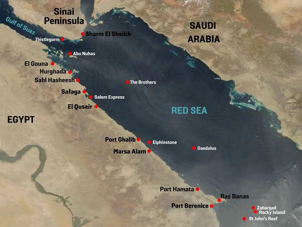 Синайский полуостров Шарм-Эль-Шейх. Остров Зебергед в Красном море на карте. Красное море на карте.