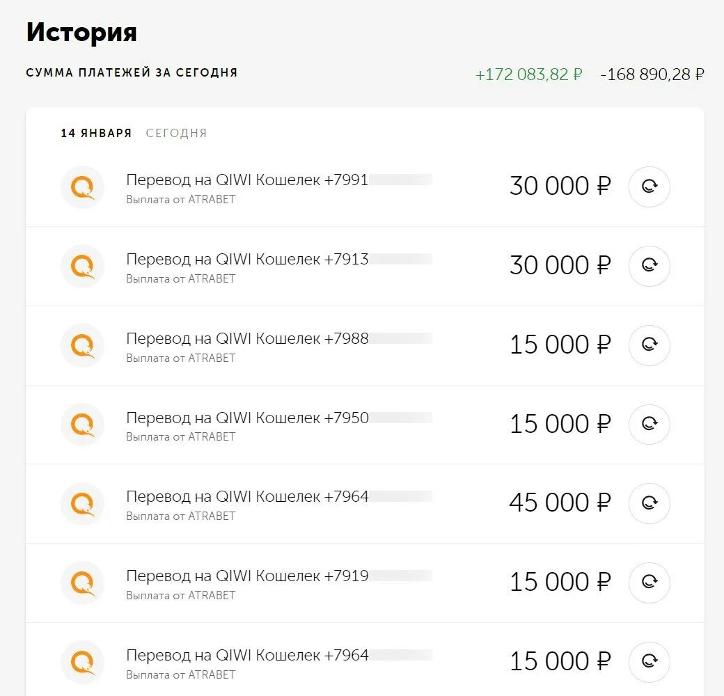 Как с тинькофф перевести на киви. История платежей. История переводов киви. История перевода. QIWI история платежей.