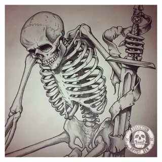 Скелет эскиз