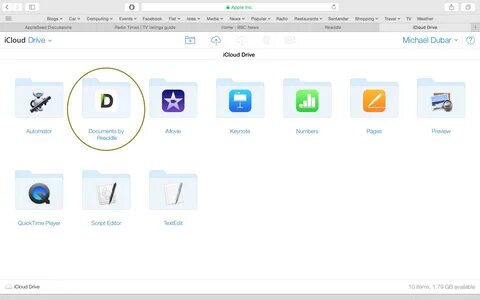Папка icloud