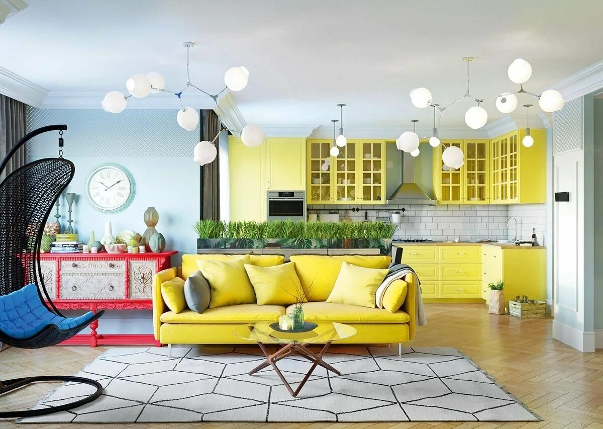 современный интерьер. яркий диван в интерьере. современный яркий интерьер. современный яркий интерьер. стильный яркий интерьер.