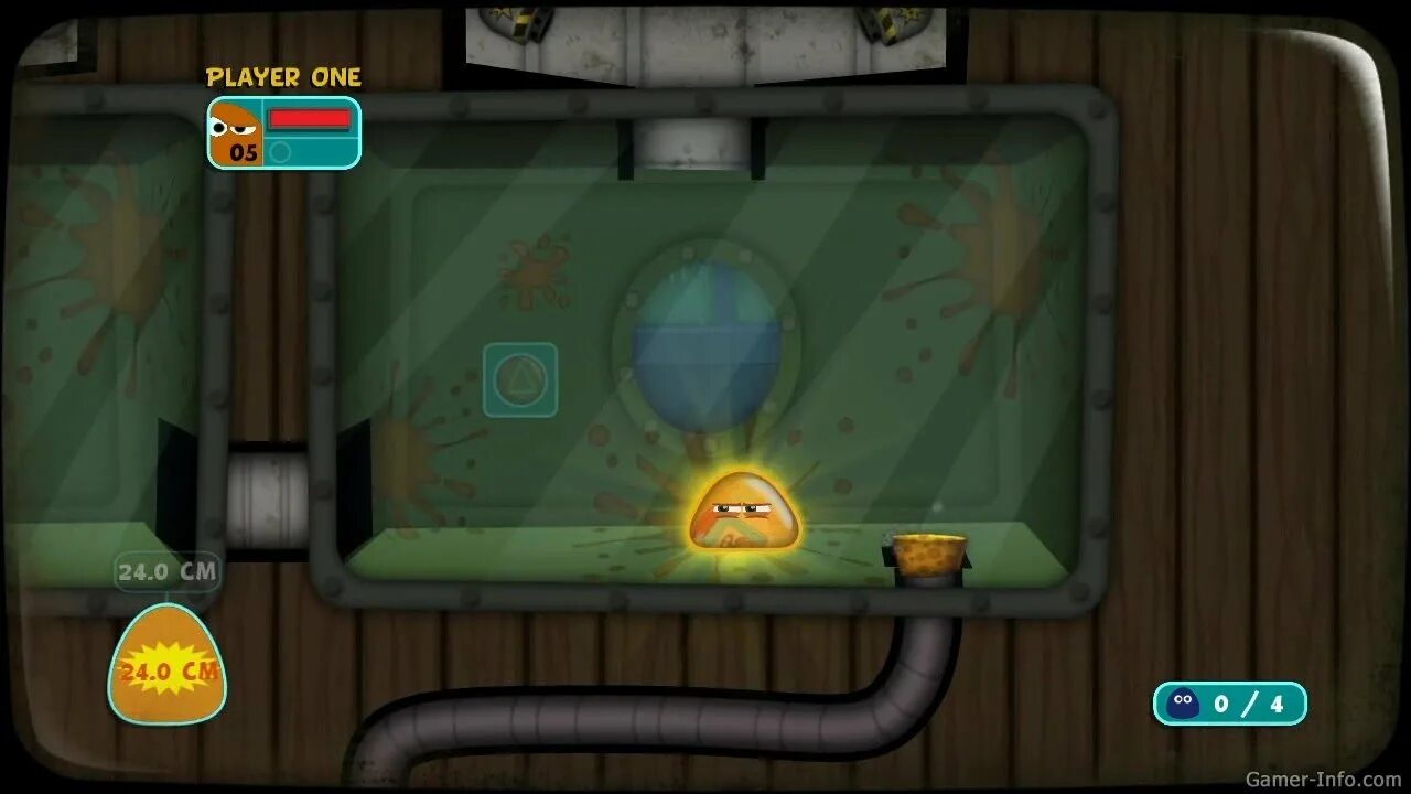 Tales from space about a blob. Tales from space about a blob