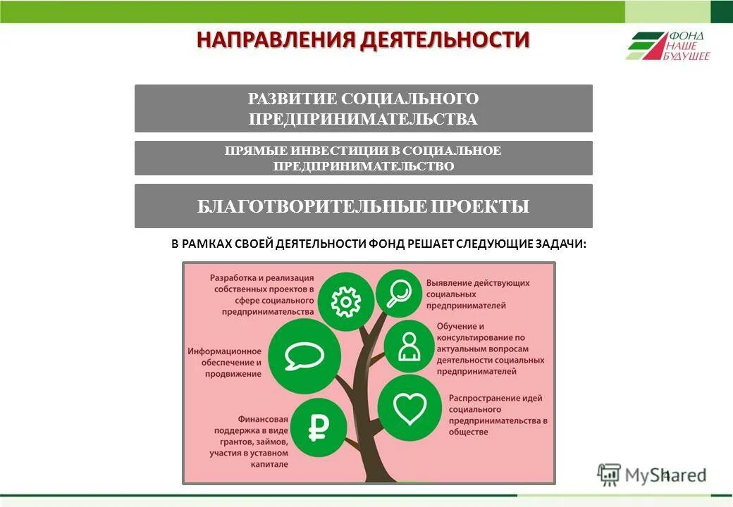 Регистрация в качестве социального предпринимателя