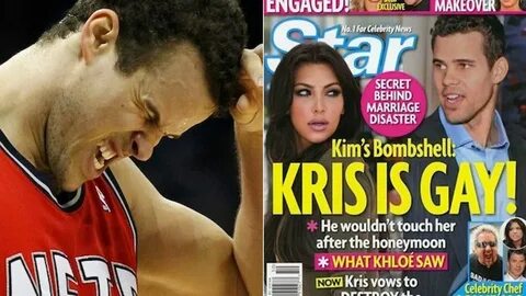 Kris Is Gay Tabloid Cover,Kris Humphries Reflects On His Marriage To Kim Ka...