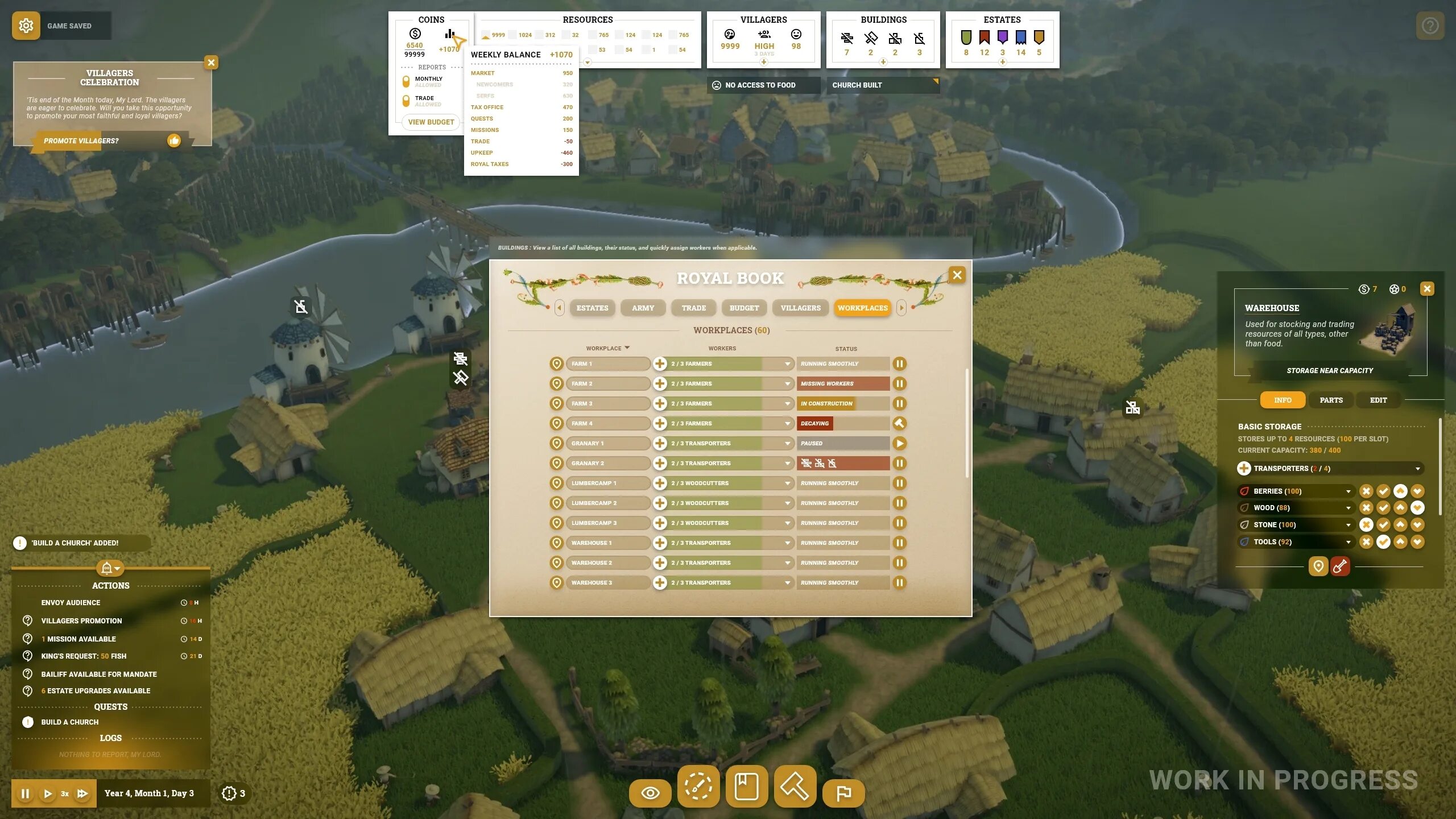 Interface foundation. Foundation игра. foundation ui. city builder ui.
