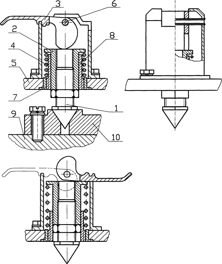 механизмы фиксации материала. пиротолкатель. эксцентриковый зажим гзп. механизмы фиксации материала. механизм фиксации угла наклона.