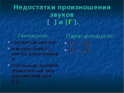 Дефект произношения