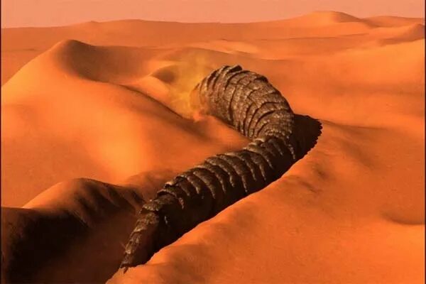 Дюна червяк. Гигантский червь олгой-хорхой. Песчаные черви дюны.
