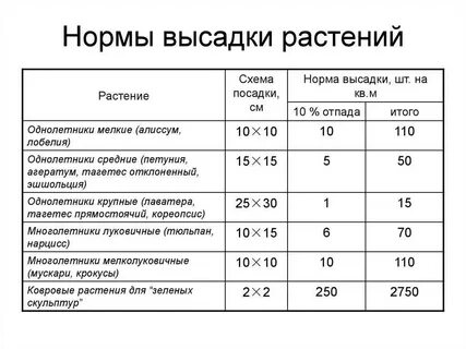 Плотность цветов
