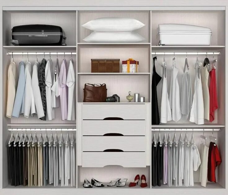 Pin by Anja on Organization Small closet room, Master bedroom closets organizati