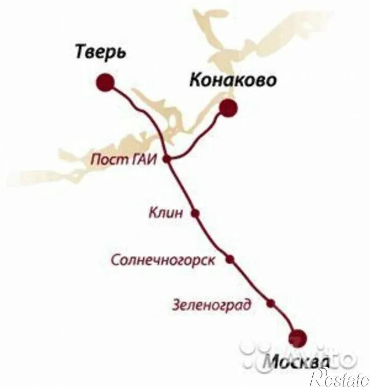 Конаково сколько км