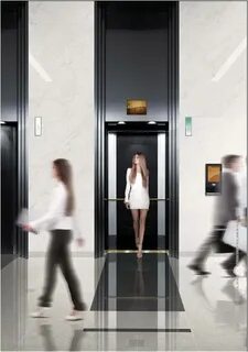 Поднимаясь в скоростном лифте