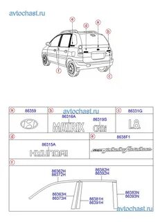 Hyundai matrix размер