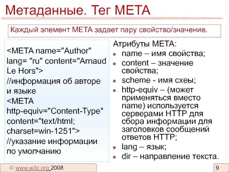 Атрибуты тега meta. МЕТА элементы html. Атрибуты meta в html. Значение тега meta. Мета элемент