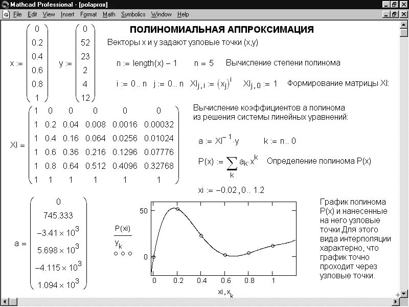 Задать график по точкам. Mathcad 15 lsolve аппроксимация. аппроксимация графика в маткаде. аппроксимация результатов в mathcad. метод наименьших квадратов полинома 3 степени mathcad.