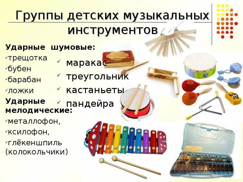Какие есть группы инструментов